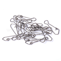 201 нержавеющая сталь рыболовный соединитель быстросменный безопасный замок&nbsp;FIND-WH0067-32G