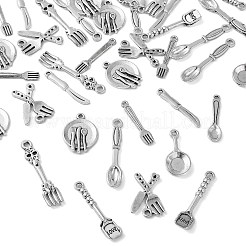 100шт посуда подвески из сплава в тибетском стиле&nbsp;TIBEP-CJ0002-19