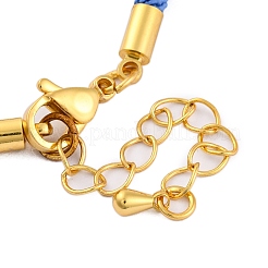 Изготовление браслетов из нейлоновых шнуров&nbsp;AJEW-P116-02G-36