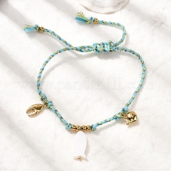 Браслеты из нержавеющей стали 304 «Рыба&nbsp;BJEW-K237-18G