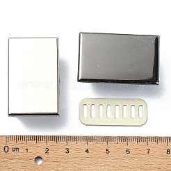 (распродажа с дефектом: поцарапаны) декоративные застежки для сумок из цинкового сплава&nbsp;PURS-XCP0001-06