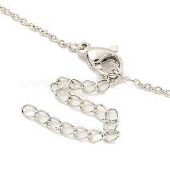 Латунь подвесные ожерелья&nbsp;NJEW-Z032-02P