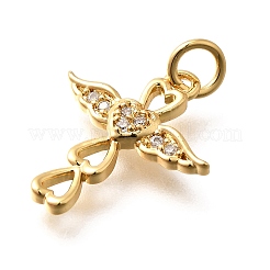Латунные микро проложить кубического циркония подвески&nbsp;KK-B128-11G-03