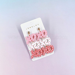 Акриловые болтающиеся серьги стержня&nbsp;FS-WG919F8-02