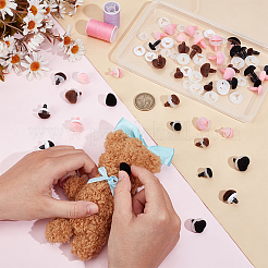 Пластиковый и велетовый глаз безопасности для ремесла&nbsp;DIY-PH0031-70