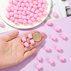 120шт непрозрачные бусины из смолы&nbsp;FIND-SC0019-26A