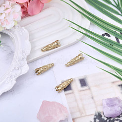 4 шт. латунные наконечники для шнура&nbsp;KK-CA0003-73C