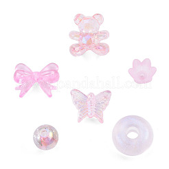 Непрозрачные и прозрачные акриловые бусины&nbsp;MACR-T045-01C