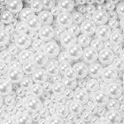 800шт 4 стиля имитация жемчуга акриловые бусины&nbsp;OACR-LT0001-01