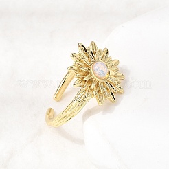 Кольца-манжеты из латуни и смолы для женщин&nbsp;LS-RJEW-K312-06G