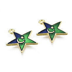 Подвески из эмали и сплава&nbsp;PALLOY-T075-71G-RS