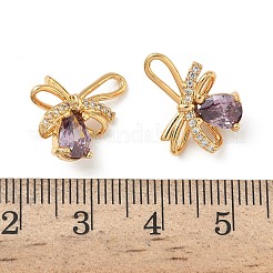 Латунные микро проложить кубического циркония подвески&nbsp;KK-Z136-58G-04