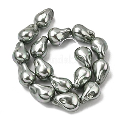 Нити бусин из гальванизированного непрозрачного стекла&nbsp;EGLA-K063-01A