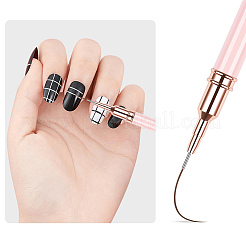 5 шт. пластиковая кисточка для рисования линий на ногтях&nbsp;AJEW-WH20816-069A