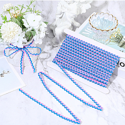 1 рулон полиэстеровой ленты с волнистой бахромой и пайетками&nbsp;OCOR-GF0005-72C