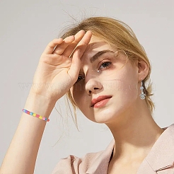 120 г непрозрачных полистирольных (ПС) пластиковых европейских бусин с пазами&nbsp;KY-YW0002-24