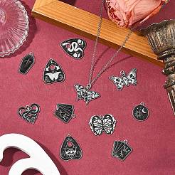 20шт 10 стиля подвески из сплава с эмалью&nbsp;ENAM-YW0008-58