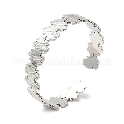 Браслеты-манжеты из нержавеющей стали 304&nbsp;BJEW-K267-02P