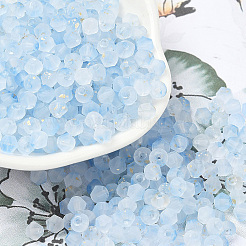 100 г матовых стеклянных бусин&nbsp;FGLA-PA0001-01B