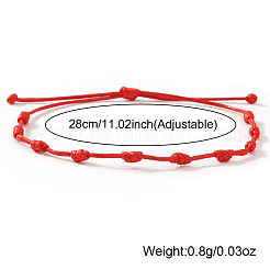 Регулируемые плетеные браслеты из полиэфирного шнура для дружеской пары&nbsp;UP1845-4