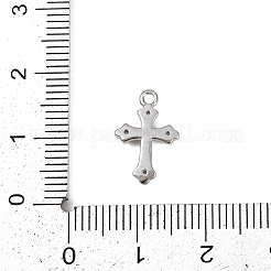 Латунные микропаве прозрачные подвески с фианитом&nbsp;KK-L238-13P