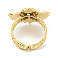 Ионное покрытие (ip) 304 нержавеющая сталь синтетические бирюзовые манжеты кольца&nbsp;G-Z056-02G-02