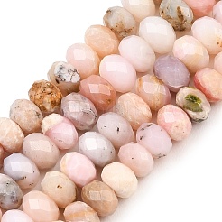 Натуральный розовый опал бусы пряди&nbsp;G-C259-A50-5x8mm