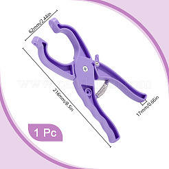 Пластиковый безопасный глаз для вязания крючком&nbsp;TOOL-WH0001-77A