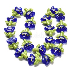 Бусы лэмпворк ручной работы&nbsp;LAMP-A005-03C