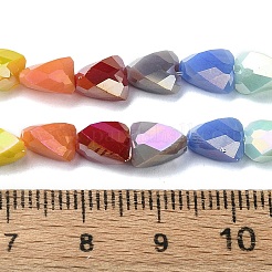 Стеклянные бусины с гальваническим покрытием &nbsp;EGLA-C004-02