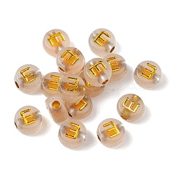 Светящиеся прозрачные акриловые бусины&nbsp;OACR-P037-01B-E