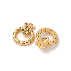 Латунные микро проложить кубического циркония подвески&nbsp;KK-K382-39G