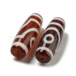 Тибетского стиля DZI бисер нитей&nbsp;G-P526-A03