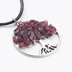 Колье кожаный шнур подвеска ожерелья&nbsp;NJEW-JN01983