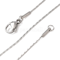 Ожерелья из нержавеющей стали 304 с цепочкой «Бостон»&nbsp;STAS-O053-15P