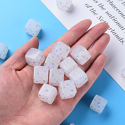 Окрашенные акриловые бусины &nbsp;MACR-S374-11C-05