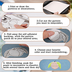 Самоклеющийся нетканый материал DIY-WH0304-965A