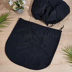 Прямоугольные пылезащитные сумки из полиэстеровой вельветовой ткани с завязками для шлемов&nbsp;ABAG-WH20023-002B