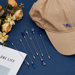 8 шт. 4 стиля: бусины кошачий глаз&nbsp;JEWB-DR00024