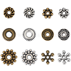 360шт 12 стильные бусины из сплава&nbsp;FIND-PA0001-02