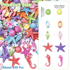 100 г подвески из акрила в стиле ремесла&nbsp;MACR-YW0004-54