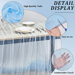 Нейлоновые сетчатые ткани из полиэстера&nbsp;DIY-WH20001-34