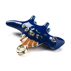 Подвески из эмали и сплава&nbsp;LS-ENAM-H043-01G-12