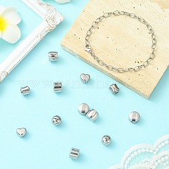 12 шт. 6 стиля застежек европейского типа из нержавеющей стали 304&nbsp;STAS-CJ0002-77