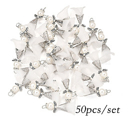 50 шт. подвески из искусственного жемчуга и акрила из АБС-пластика&nbsp;PALLOY-JF03910