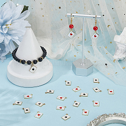 60шт 2 стиля подвески из сплава с эмалью&nbsp;ENAM-SC0006-64