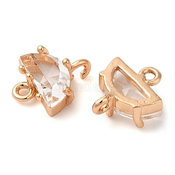 Стойка покрытие латунь и стекло полукруглый соединитель charmsps&nbsp;KK-N255-09G-07-RS