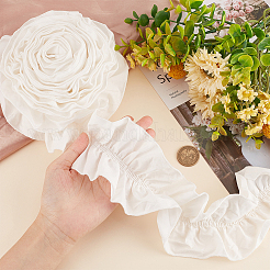 Отделка из полиэстера с оборками&nbsp;DIY-WH0430-116B