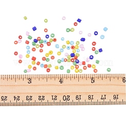 8/0 8-х цветные круглые стеклянные бусины&nbsp;SEED-JP0007-14-3mm