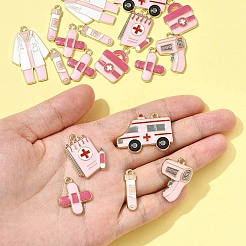 18 шт. 7 стиля подвески из сплава и эмали на медицинскую тематику&nbsp;FIND-FS0004-32A
